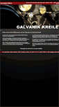 Mobile Screenshot of galvanik-kreile.de